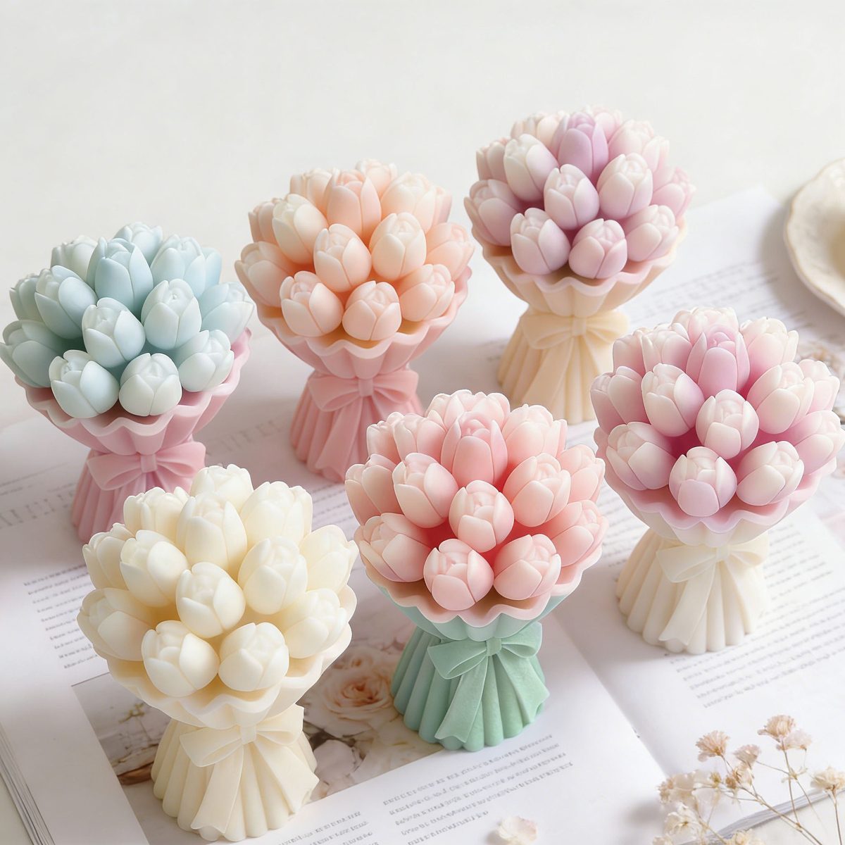 Tulip Flower Candle mold (RUUIPON-121)