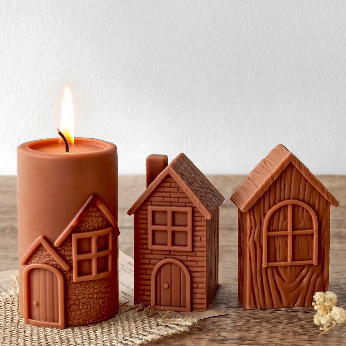 House Chimney House Candle mold (RUUIPON-178)