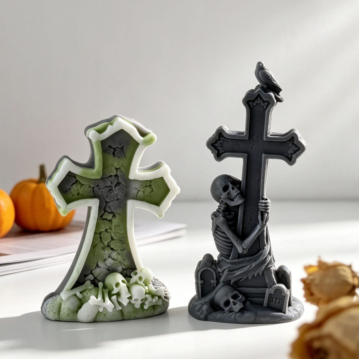 Cross Tombstone Candle mold (RUUIPON-199)