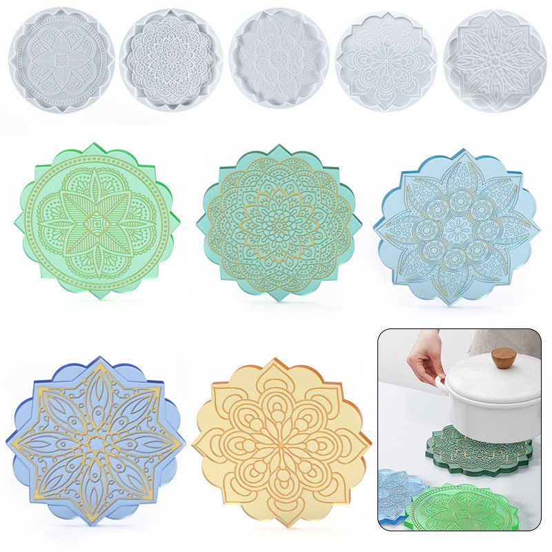 Mandala Coaster mold (RUUIPON-226)