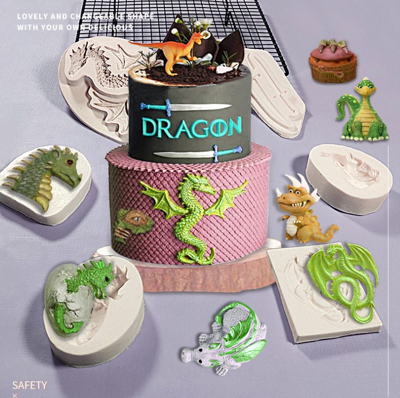 Dinosaur Fondant mold (RUUIPON-250)