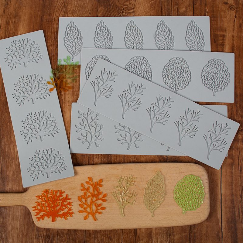 Coral Leaf Fondant mold (RUUIPON-251)