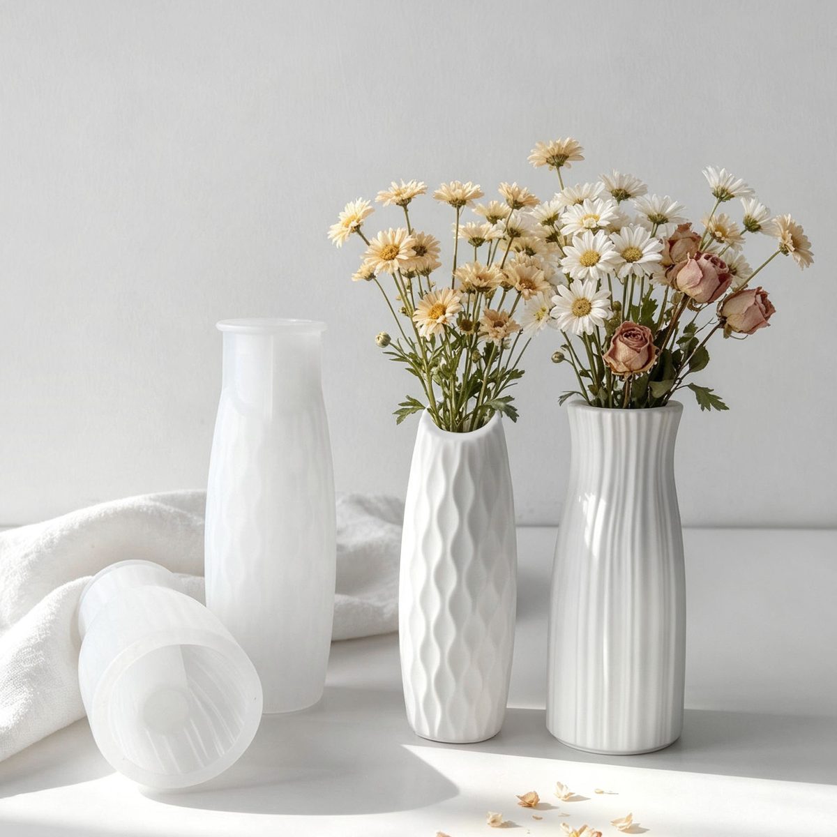 Vase Cement Gypsum mold (RUUIPON-301)