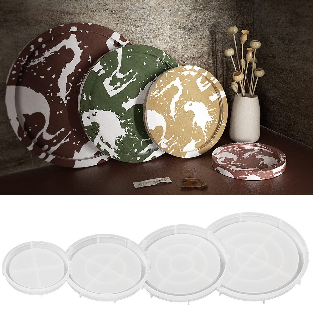 Storage Tray Pot Base Gypsum mold (RUUIPON-312)