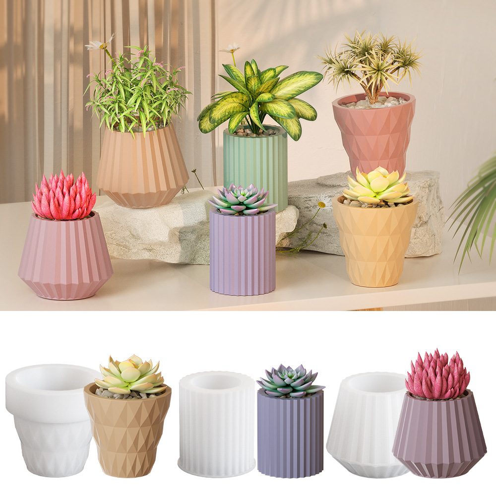 Flowerpot Storage Box Gypsum mold (RUUIPON-320)