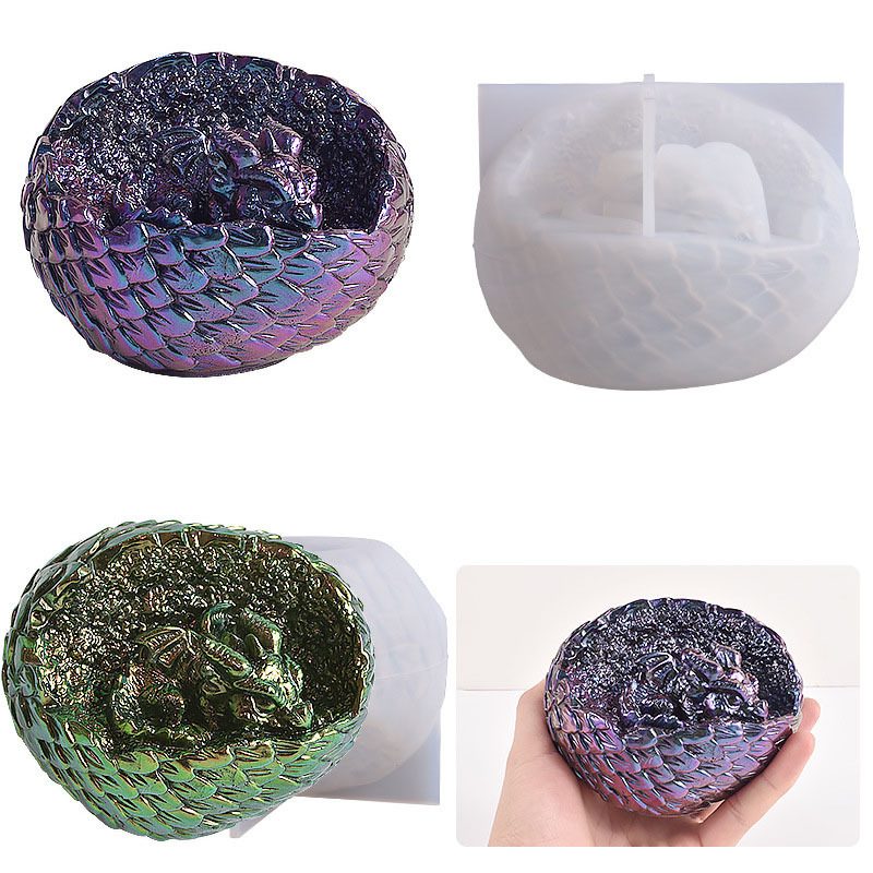 Dinosaur Egg Hatching Gypsum mold (RUUIPON-343)