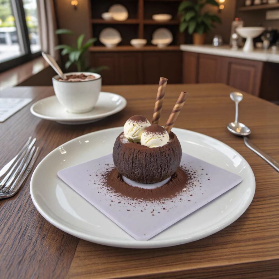 Coconut Chocolate Mousse Cake mold (RUUIPON-468)