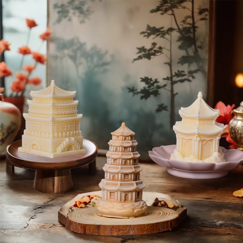 Xihu Pavilion Mousse Cake mold (RUUIPON-477)