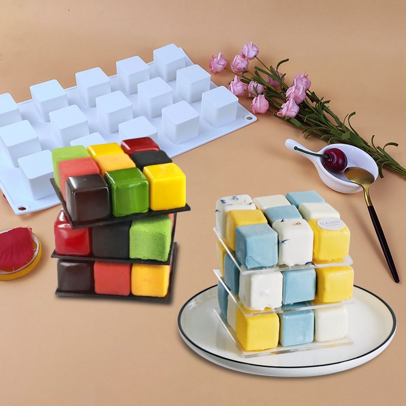 Cube Mousse Cake mold (RUUIPON-482)