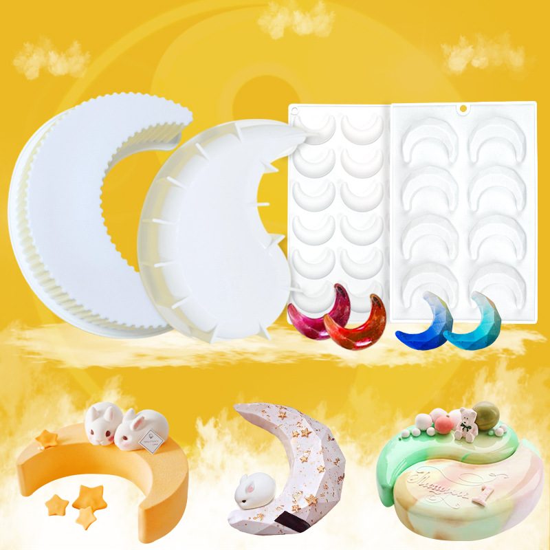 Diamond Moon Mousse Cake mold (RUUIPON-490)