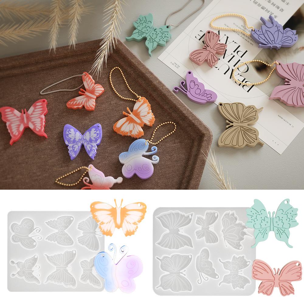 Butterfly Keychain Pendant mold (RUUIPON-518)