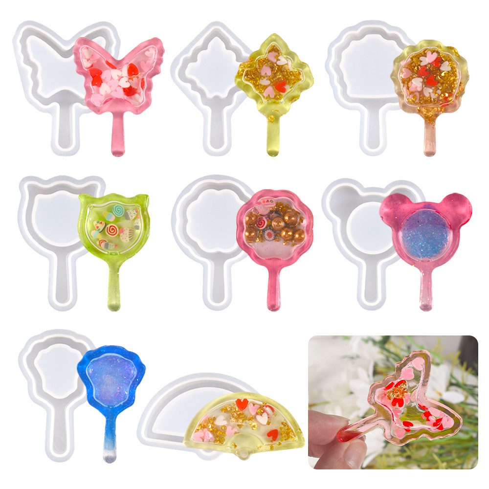 Butterfly Bear Pendant mold (RUUIPON-561)