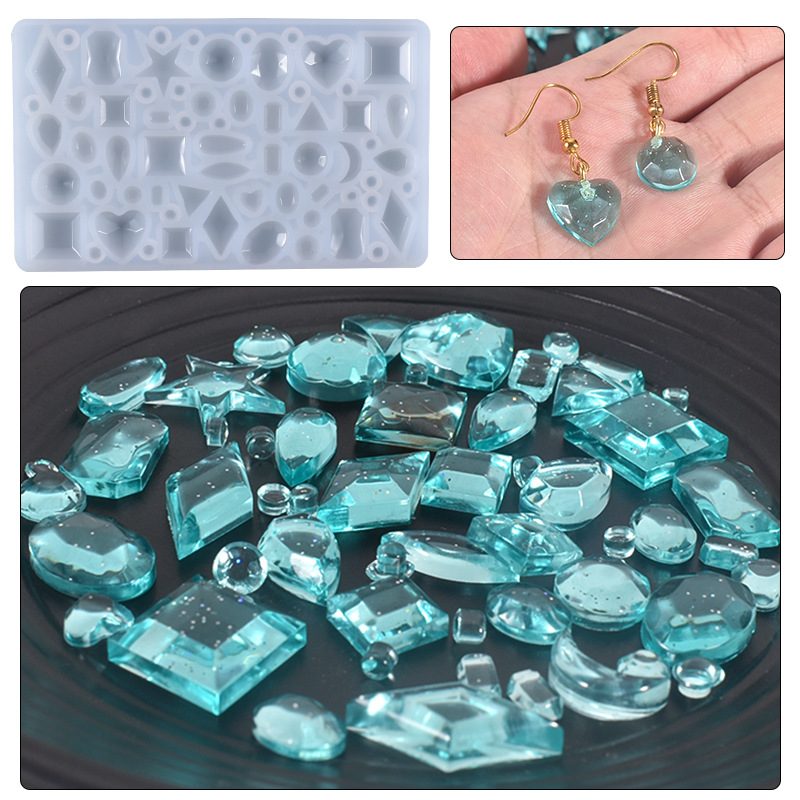 Earring Geometric Pendant mold (RUUIPON-564)