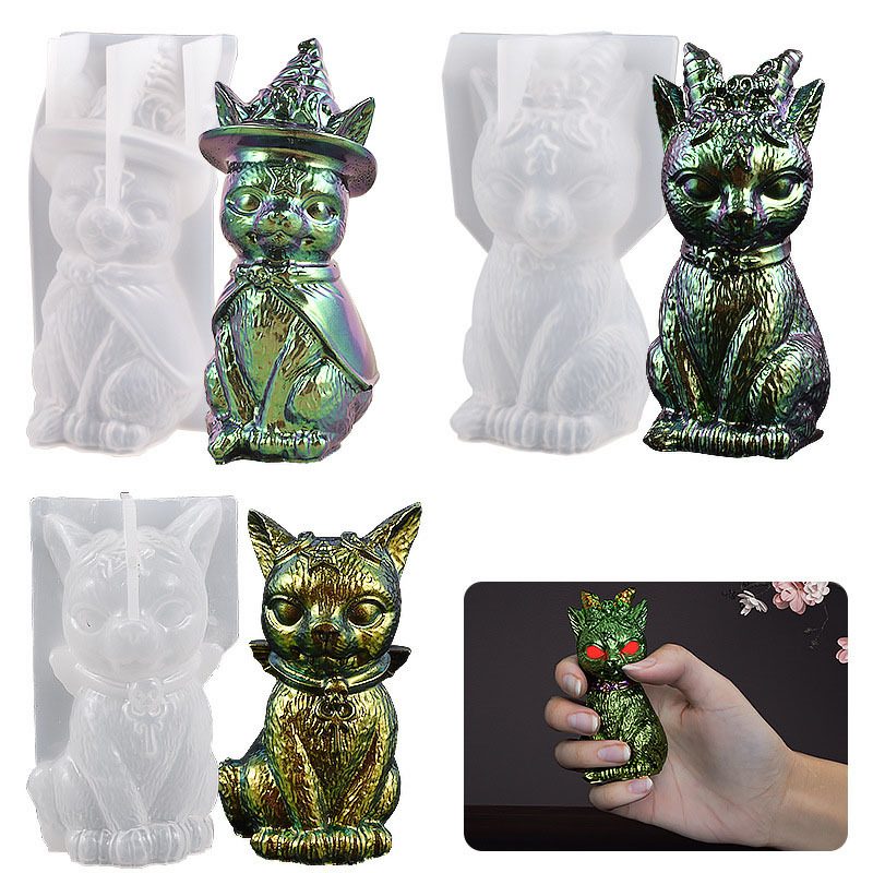 Kitten Pirate Cat Pendant mold (RUUIPON-566)