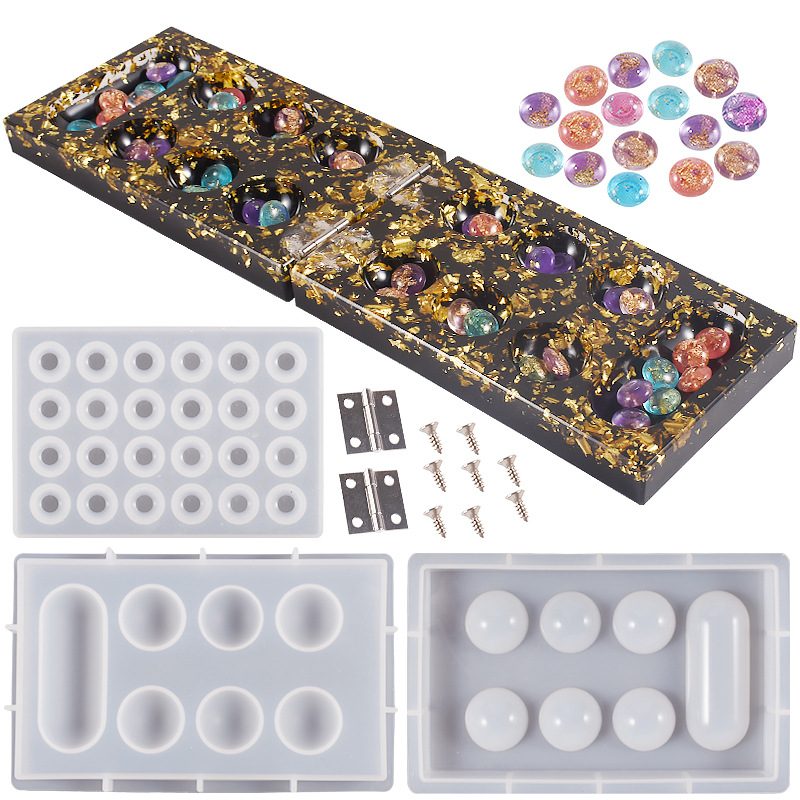 Mancala Chessboard Resin mold (RUUIPON-601)