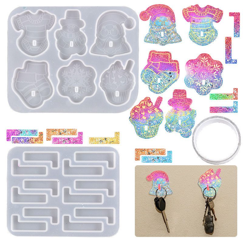 Christmas Hook Resin mold (RUUIPON-604)