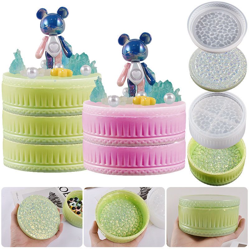 Diamond Stacking Storage Box mold (RUUIPON-780)
