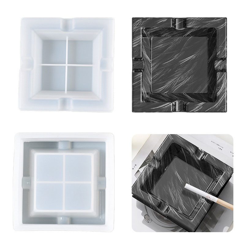 Ashtray Geometric Storage Box mold (RUUIPON-797)