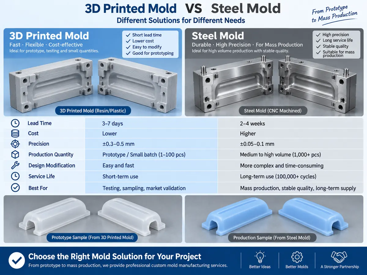 RTV Silicone Mold vs Steel Tooling: How to Choose