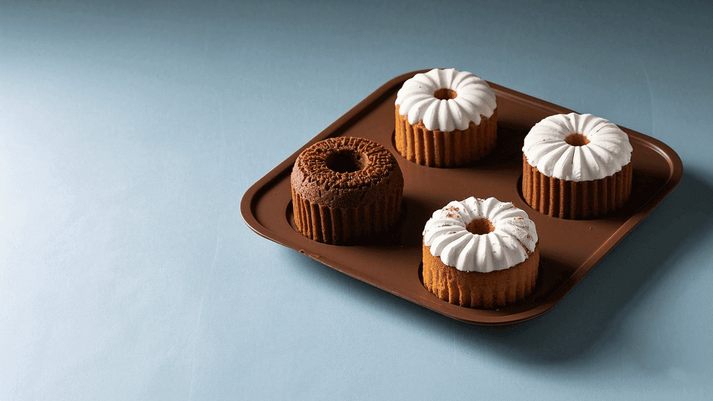 Custom silicone baking mold tray rated for oven heat limits