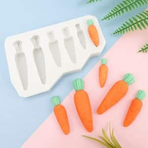 Stacked custom silicone mold trays with protective foam packing for export