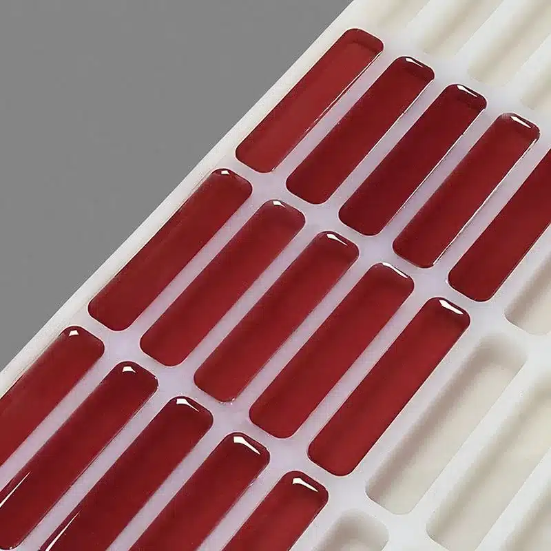 Catalog bar-shaped silicone gummy mold about 20 ml per cavity