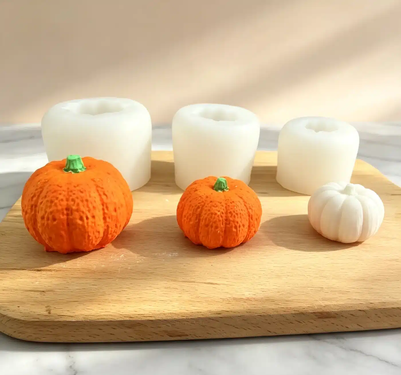 Silicone wax melt and candle mold cavities for home fragrance production