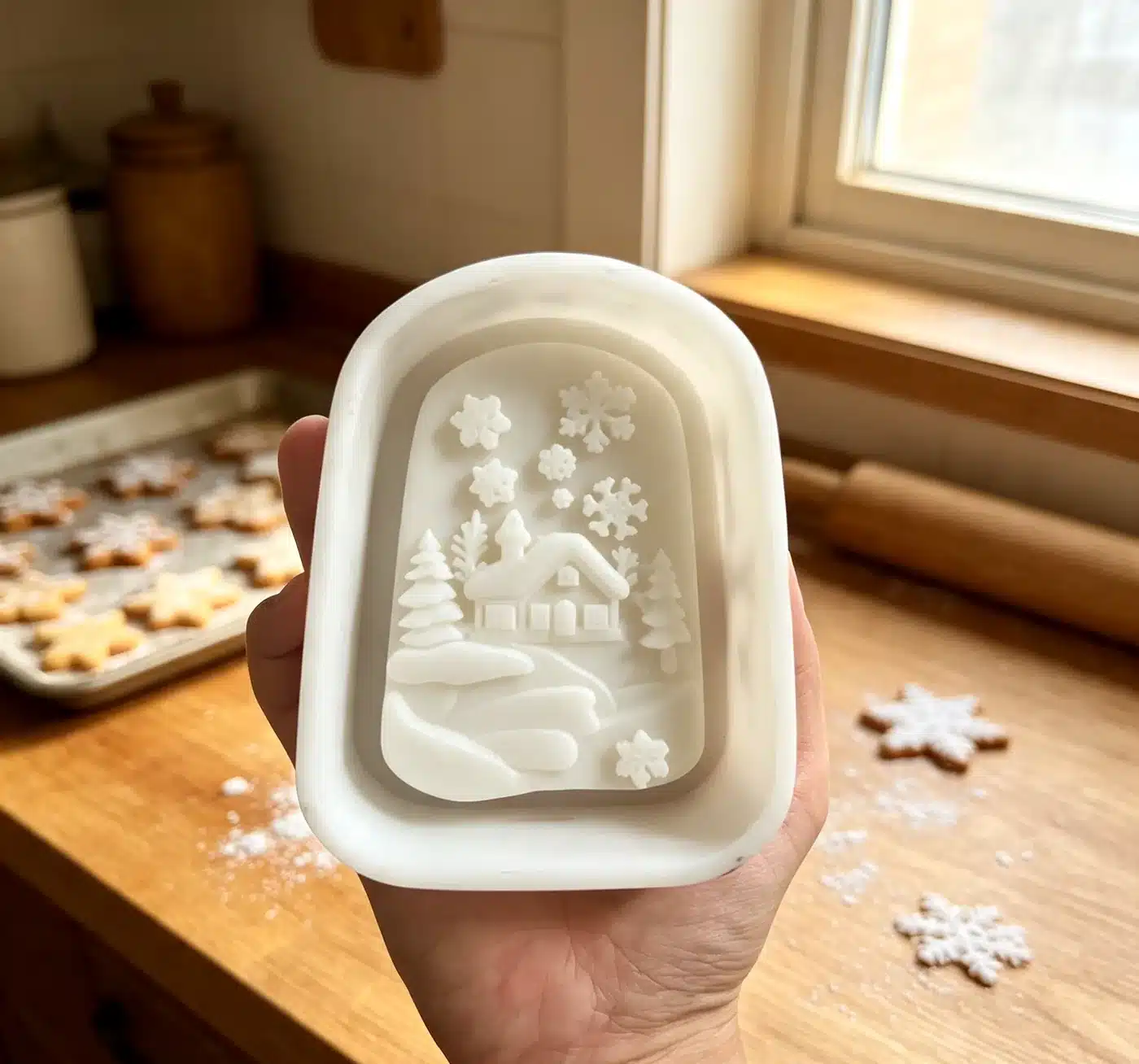 Multi-cavity custom silicone mold cavities measured at RUUIPON
