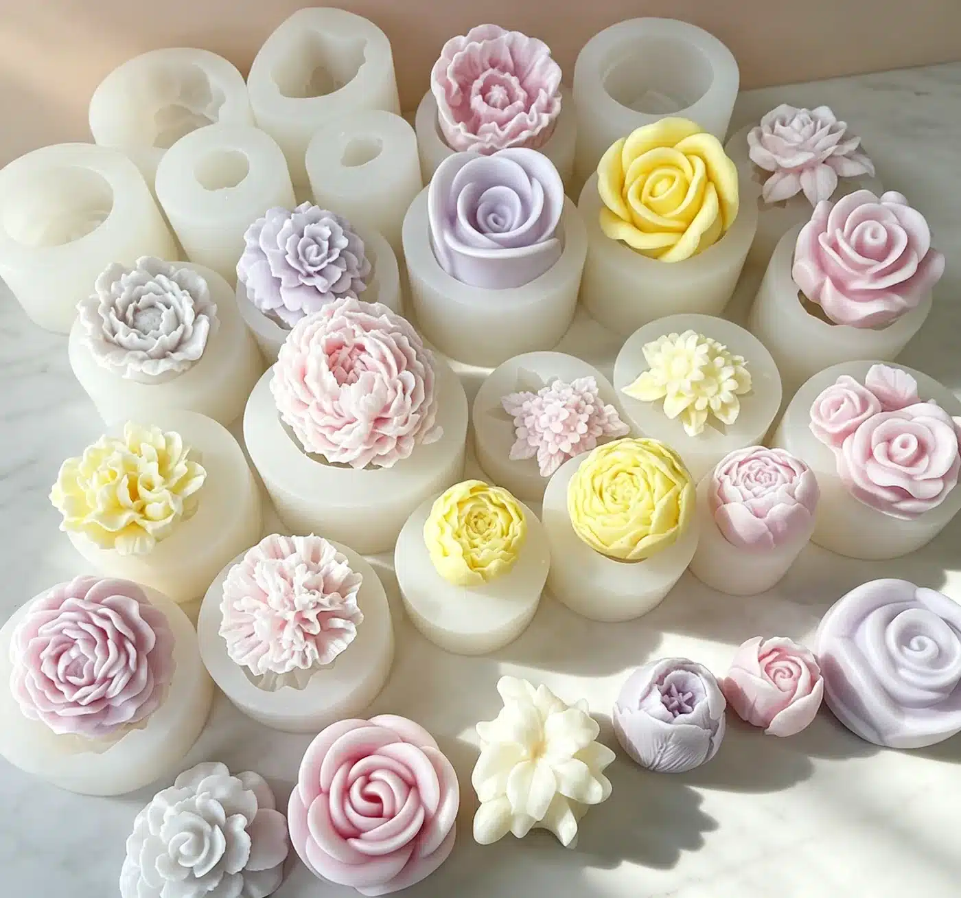Custom silicone molds packaged for international shipment from China
